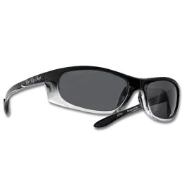 Fisherman Eyewear Riptide Sunglasses - Crystal Gray Fade Frame - Gray Lens
