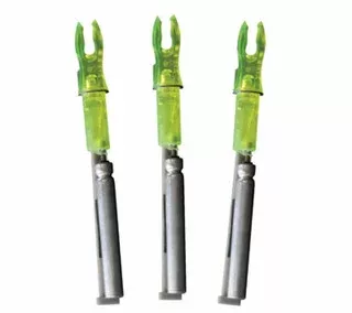 FLEX FLETCH LIGHTED GREEN NOCK 3PK