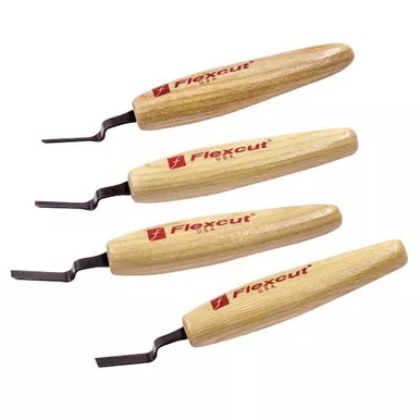 FLEXCUT Dogleg Chisel Micro Tool Set (MT150)