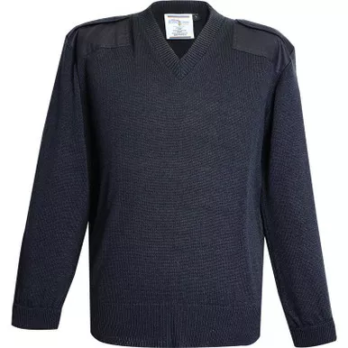 Flying Cross 720 Men's Jersey Knit 70% Acrylic/30% Wool V-Neck Sweater