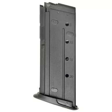 FN Five-Seven 5.7X28mm 20 Round Polymer Black Finish Magazine
