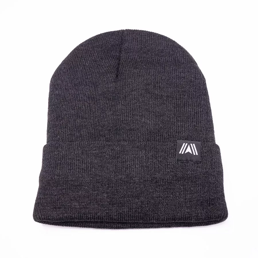 Forged 4×4 Discreet Logo Beanie Charcoal