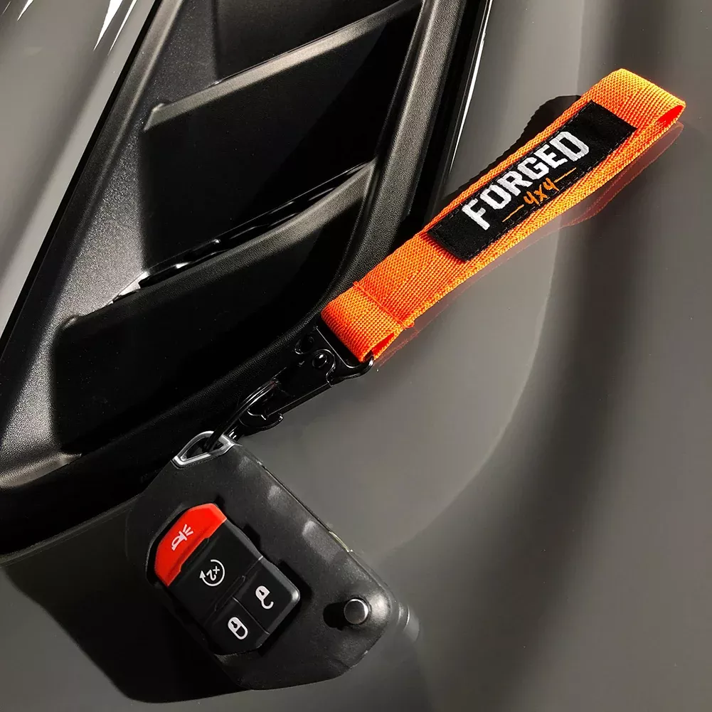 Forged4x4 Orange Lanyard Keychain