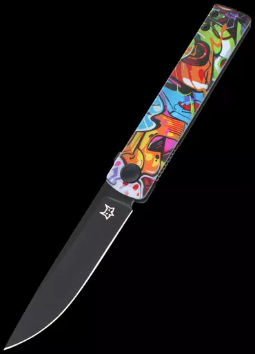 Fox Chnops UV Graffiti Folding Knife