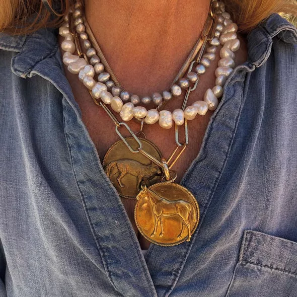 Fox Paperclip Necklace
