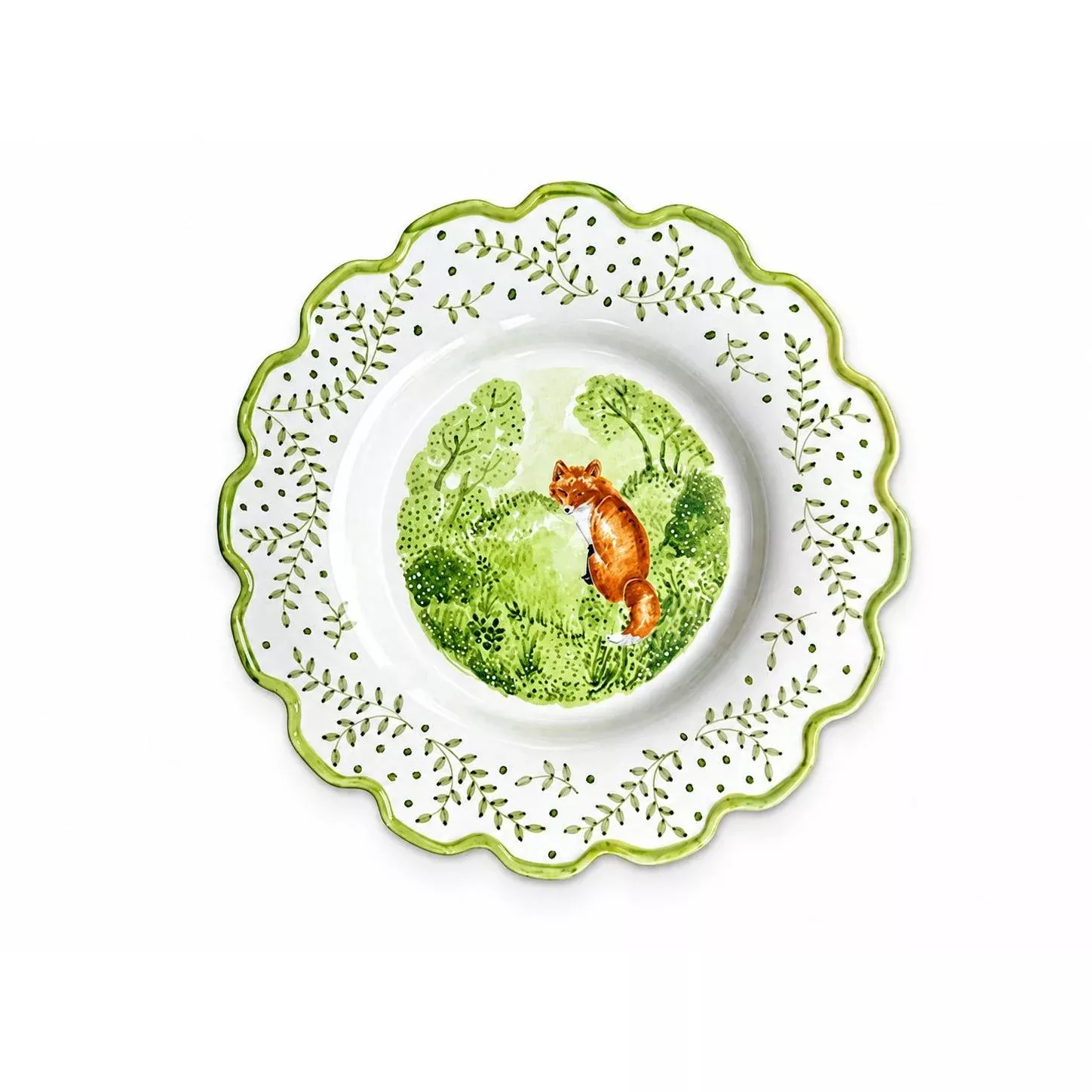 Foxy 10" Scalloped Dinner Plate