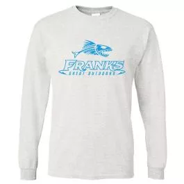Frank's Adult Dry Blend LS Tee - Carolina Blue - S