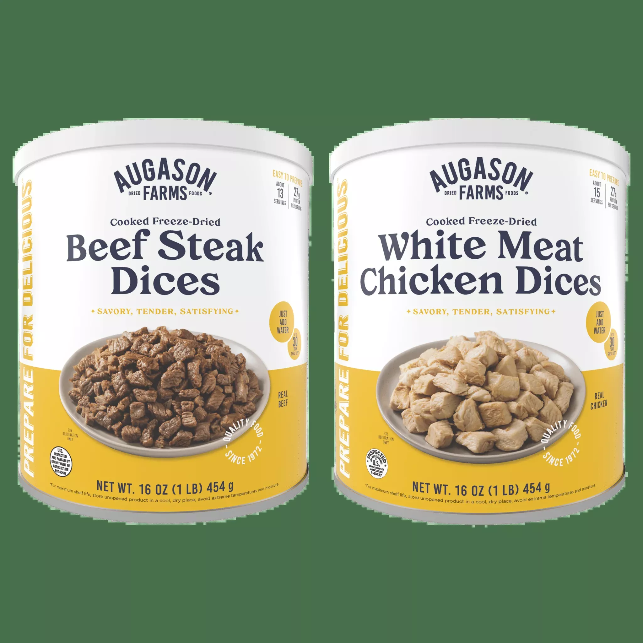 Freeze Dried Chicken & Beef Combo Pack, 28 Servings (SC)