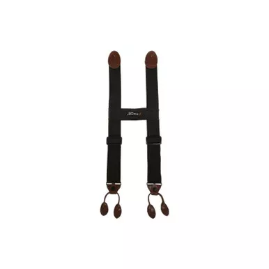 Frogg Toggs H-Back Suspenders, Black, Adjustable