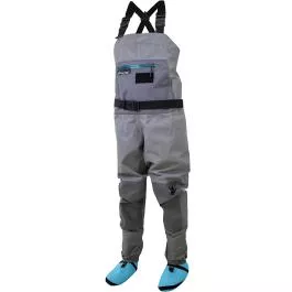 Frogg Toggs Women's Hellbender PRO Stockingfoot Chest Wader - Gray - Size L