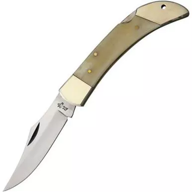 Frost Cutlery Hunter Smooth Bone 5 Inch Lockback Knife