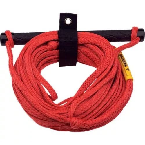 Full Throttle 75′ Ski Rope – 1 Section – Red #E3405001009991