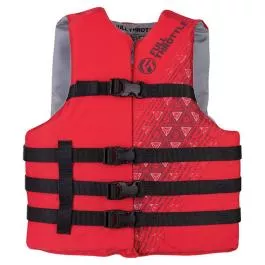 Full Throttle Universal Ski Life Jacket - Red - Universal +