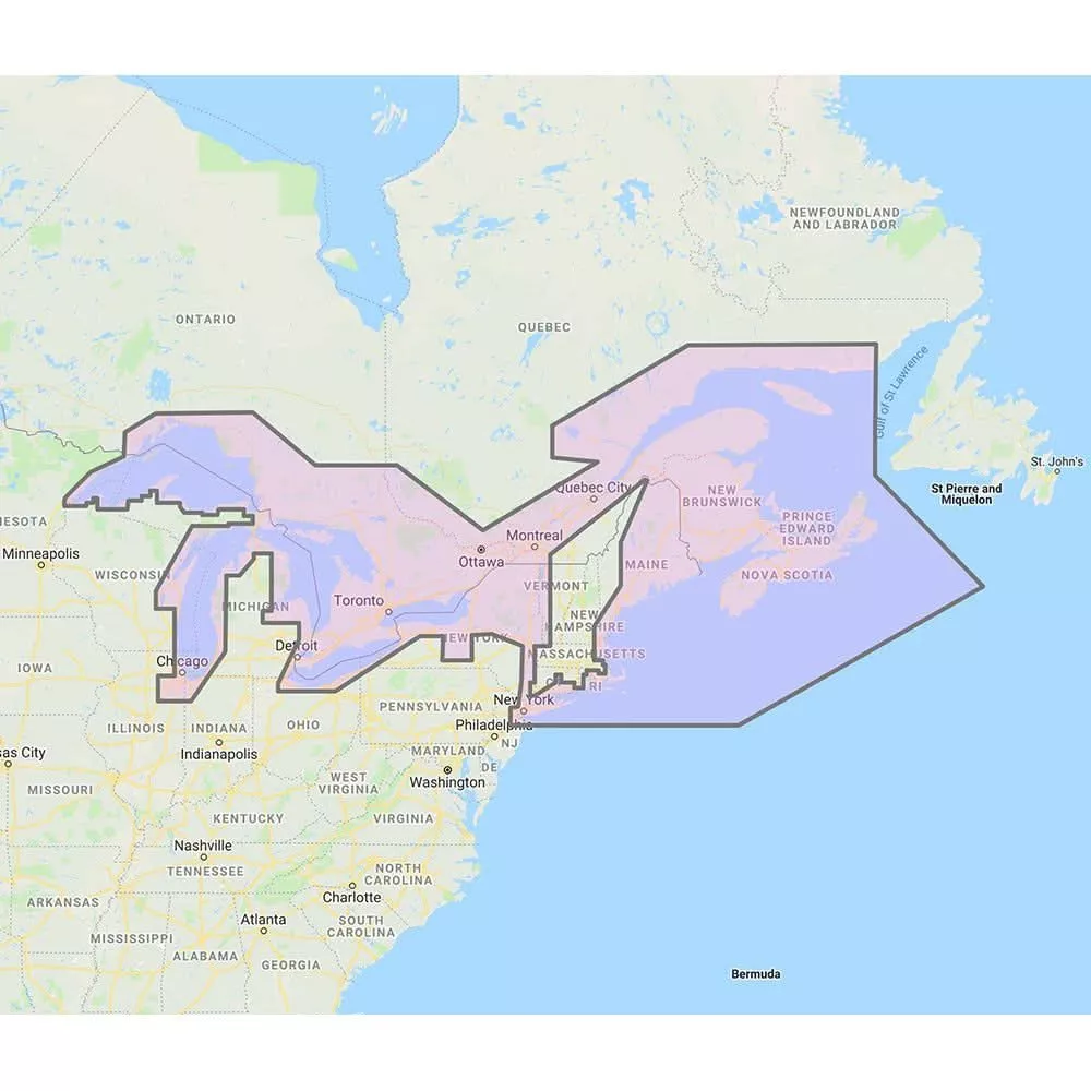 Furuno Great Lakes & Maritimes Vector Charts - 3D Data & Standard Resolution Satellite Photos - Unlock Code - MM3-VNA-026
