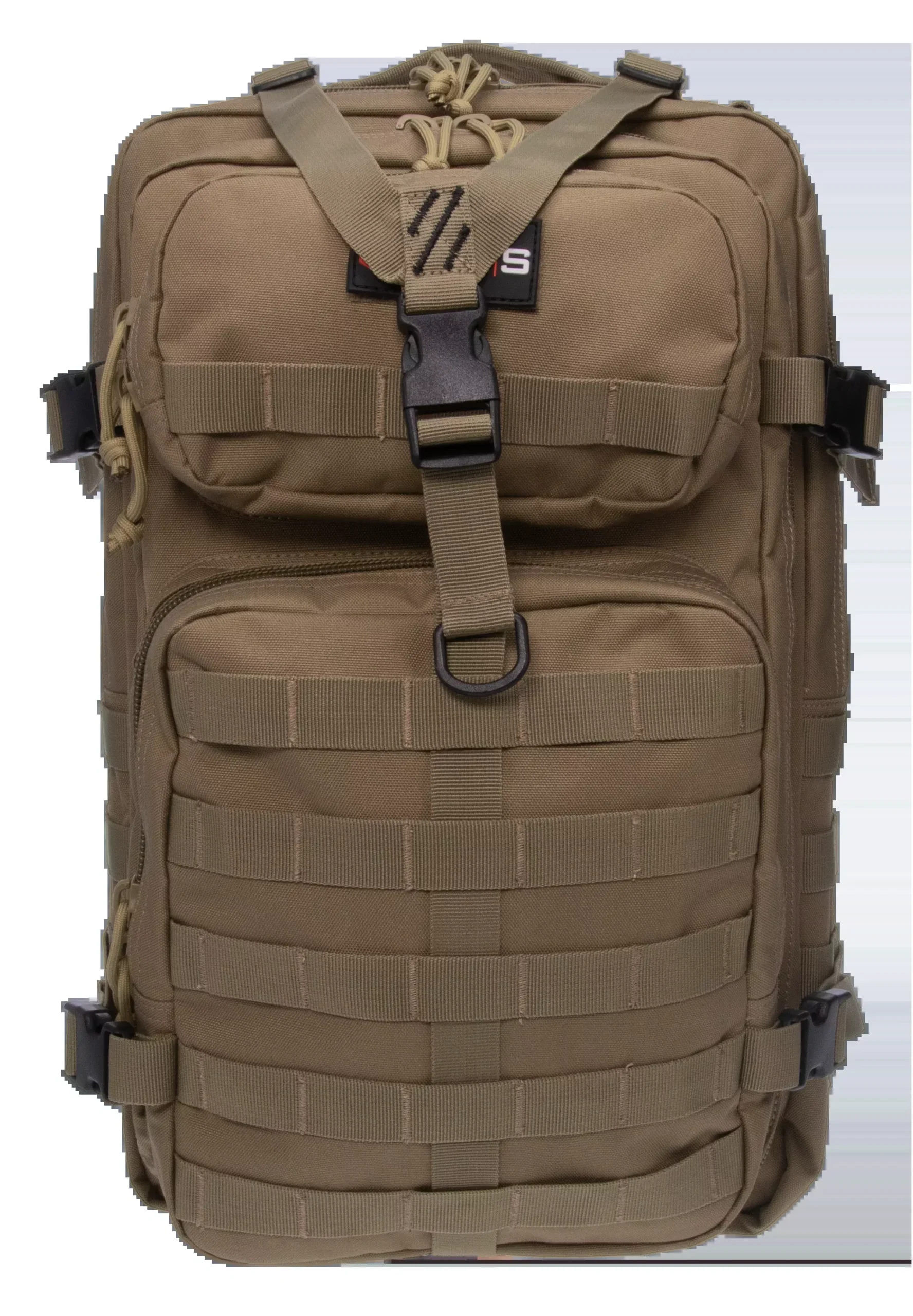 G*Outdoors Tactical Bugout Computer Backpack, 600 Denier Polyester, Tan, 15-inch Laptop Sleeve T1712BPT