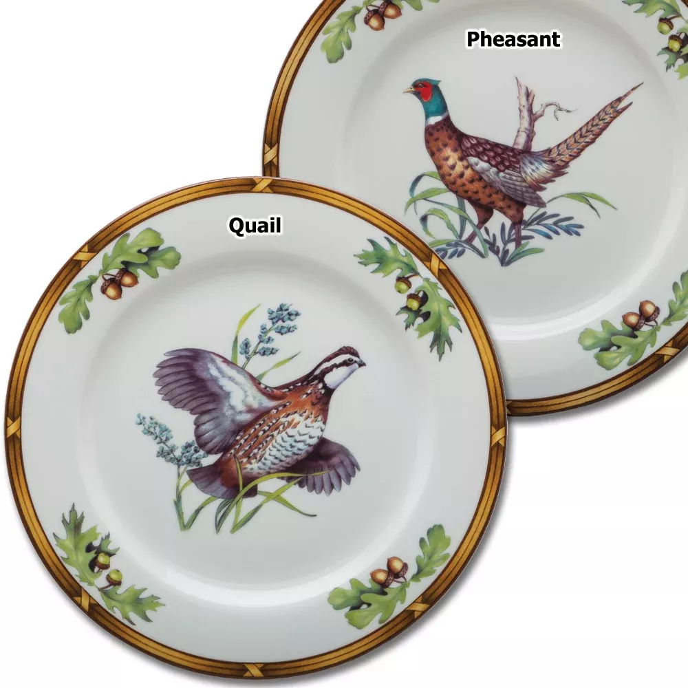 Gamebird China 10 5/8" Dinner Plate