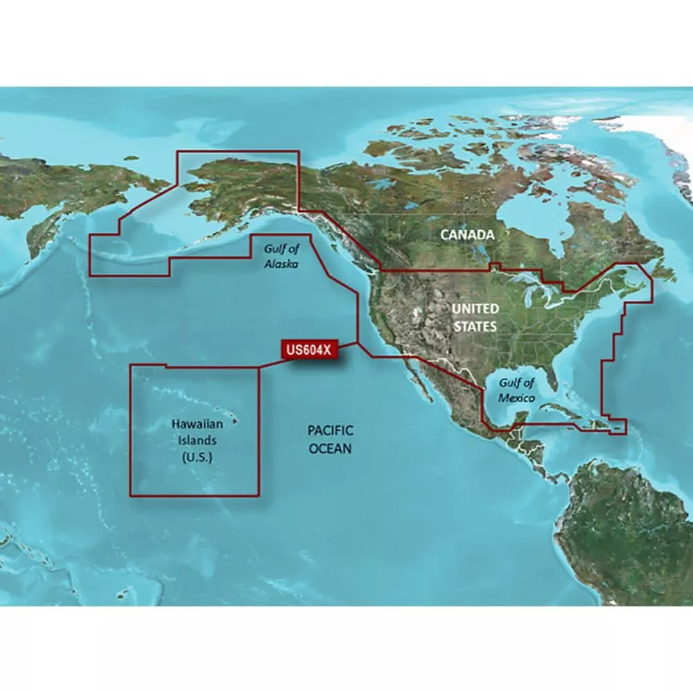 Garmin BlueChart g3 HD - HXUS604x - US All & Canadian West - microSD /SD- 010-C1018-20