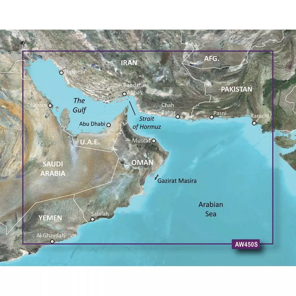 Garmin BlueChart g3 Vision HD - VAW450S - The Gulf - microSD /SD- 010-C0758-00