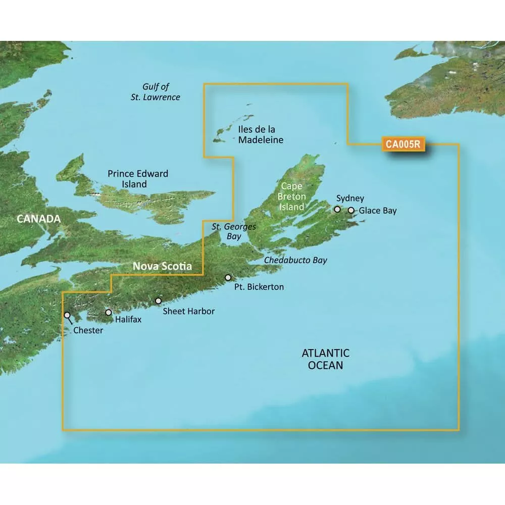 Garmin BlueChart g3 Vision HD - VCA005R - Halifax - Cape Breton - microSD /SD- 010-C0691-00