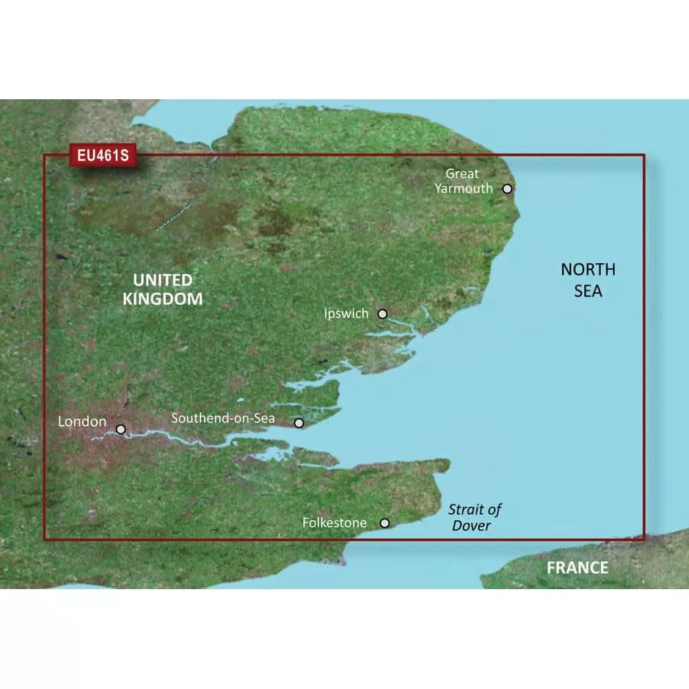Garmin BlueChart g3 Vision HD - VEU461S - Thames Estuary - microSD /SD- 010-C0805-00