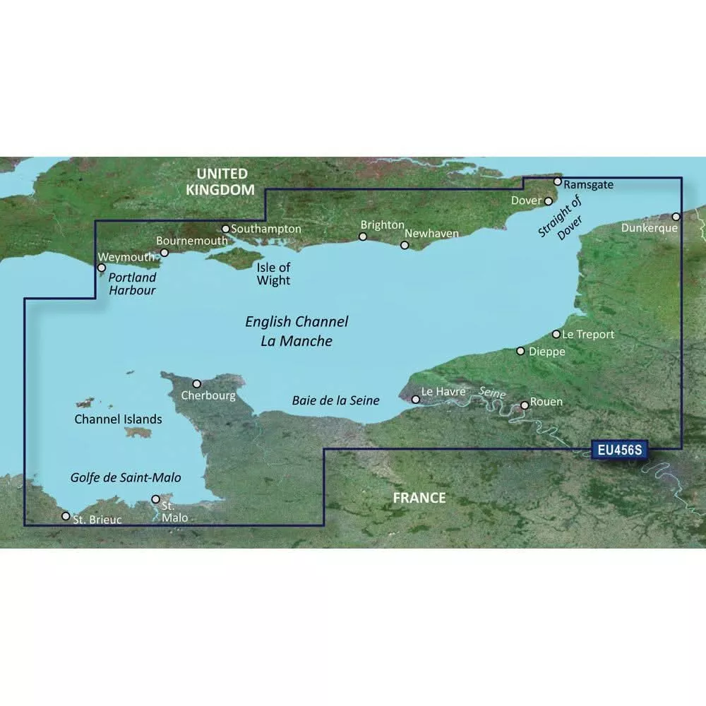 Garmin BlueChart g3 Vision HD - VEU465S - The Solent & Channel Islands - microSD /SD- 010-C0800-00