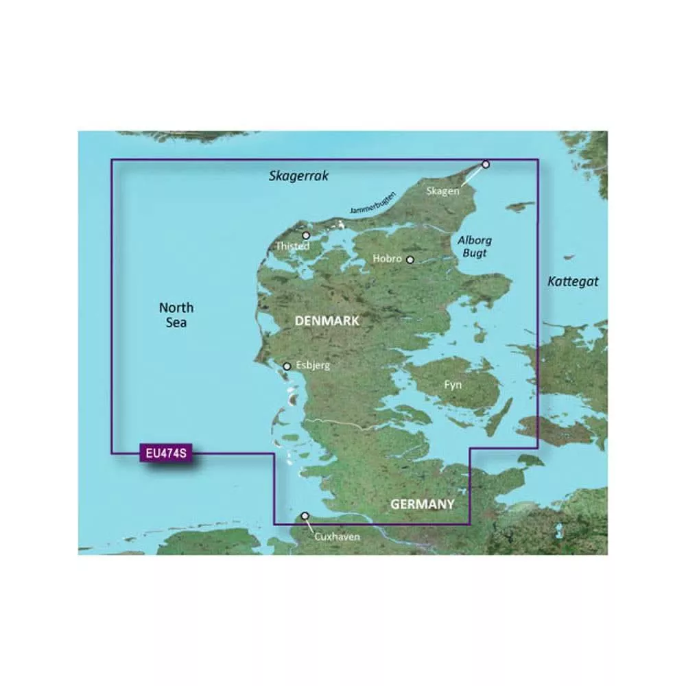 Garmin BlueChart g3 Vision HD - VEU474S - Alborg to the Eider - microSD /SD- 010-C0818-00