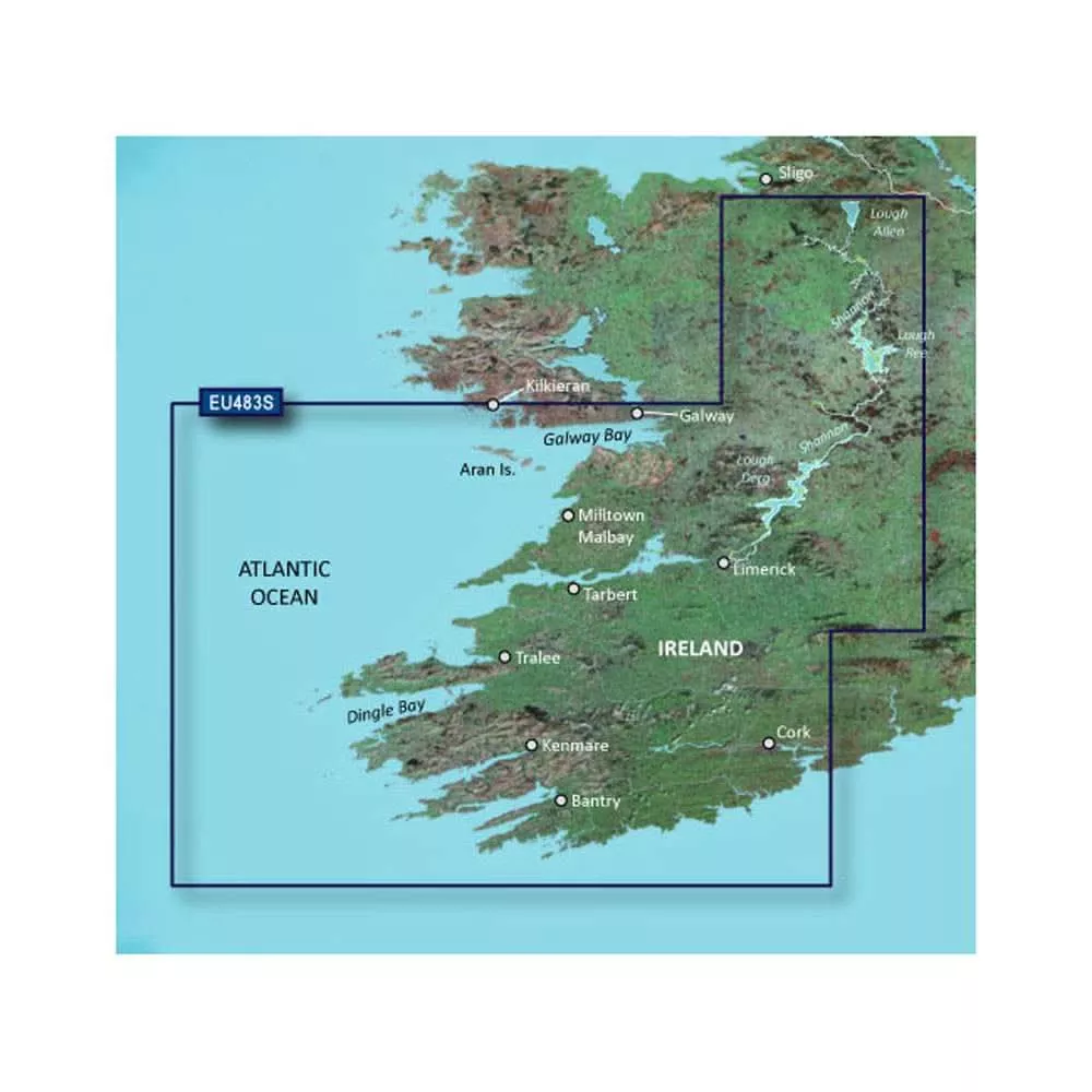 Garmin BlueChart g3 Vision HD - VEU483S - Galway Bay to Cork - microSD /SD- 010-C0827-00