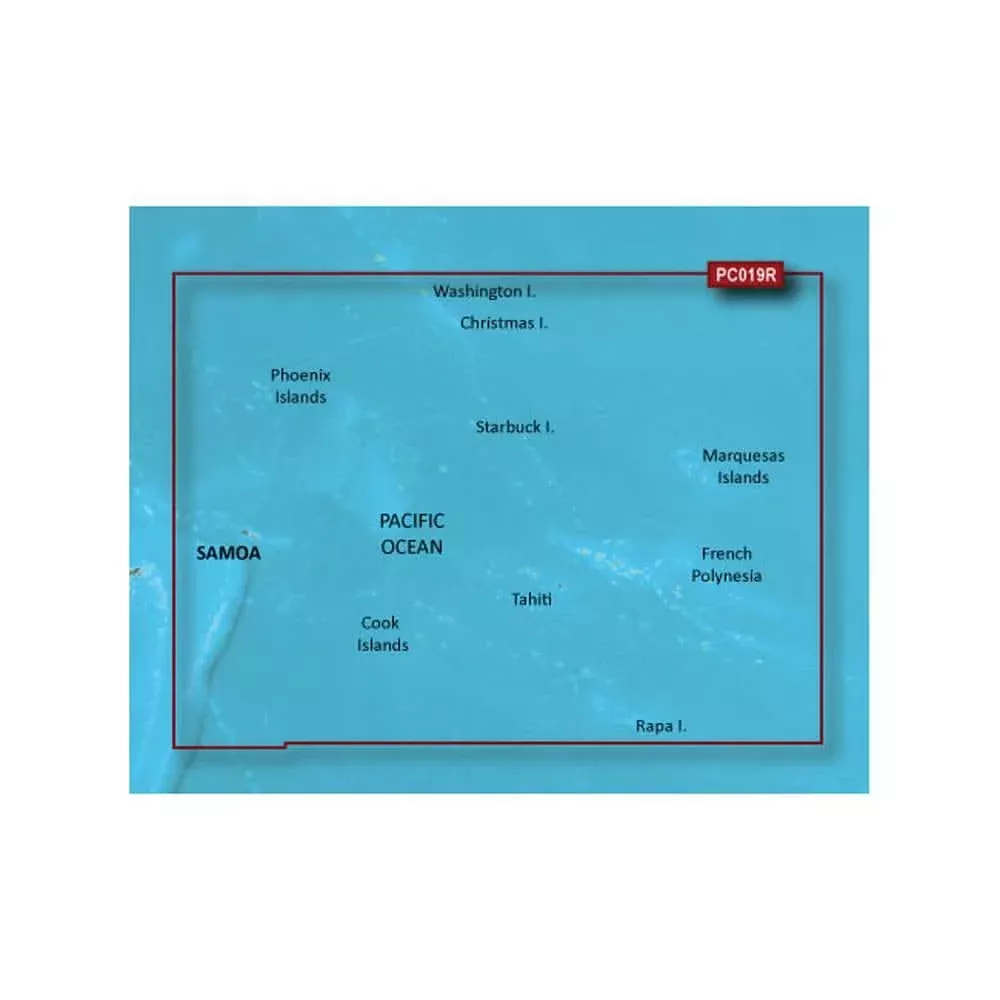 Garmin BlueChart g3 Vision HD - VPC019R - Polynesia - microSD /SD- 010-C0866-00