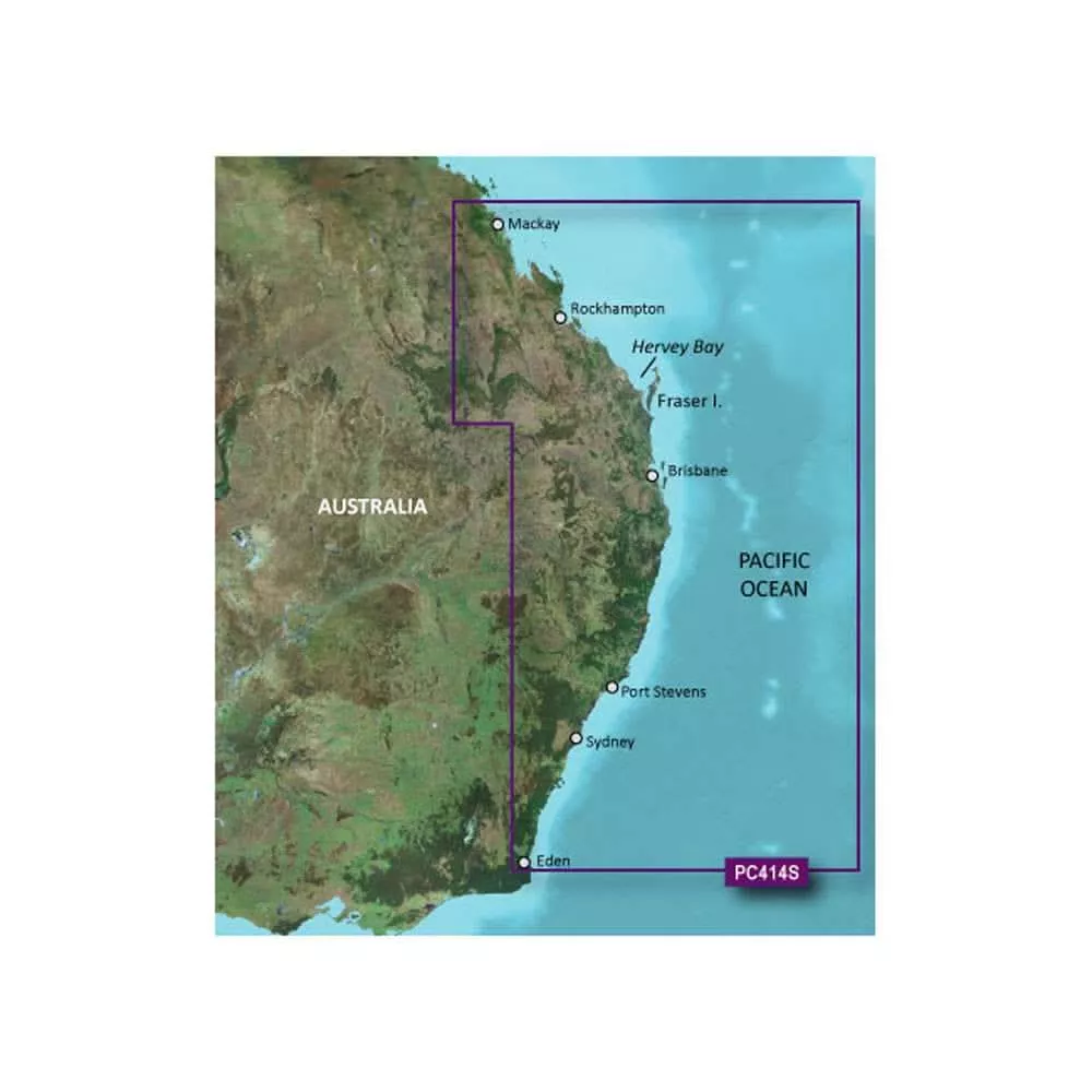 Garmin BlueChart g3 Vision HD - VPC414S - Mackay to Twofold Bay - microSD /SD- 010-C0872-00