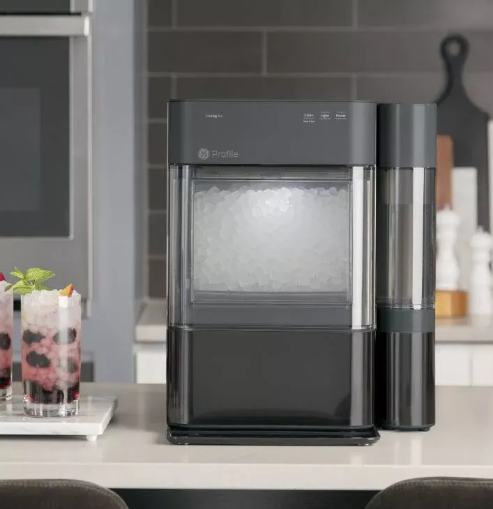 GE Appliances Opal 2.0 Nugget Ice Maker with Side Tank and Wifi• XPIO13BCBT