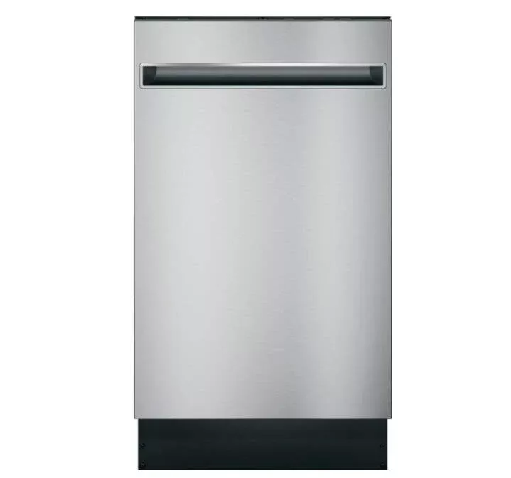 GE Appliances Profile 18″ ADA Compliant Stainless Steel Interior Dishwasher with Sanitize Cycle• PDT145SSLSS