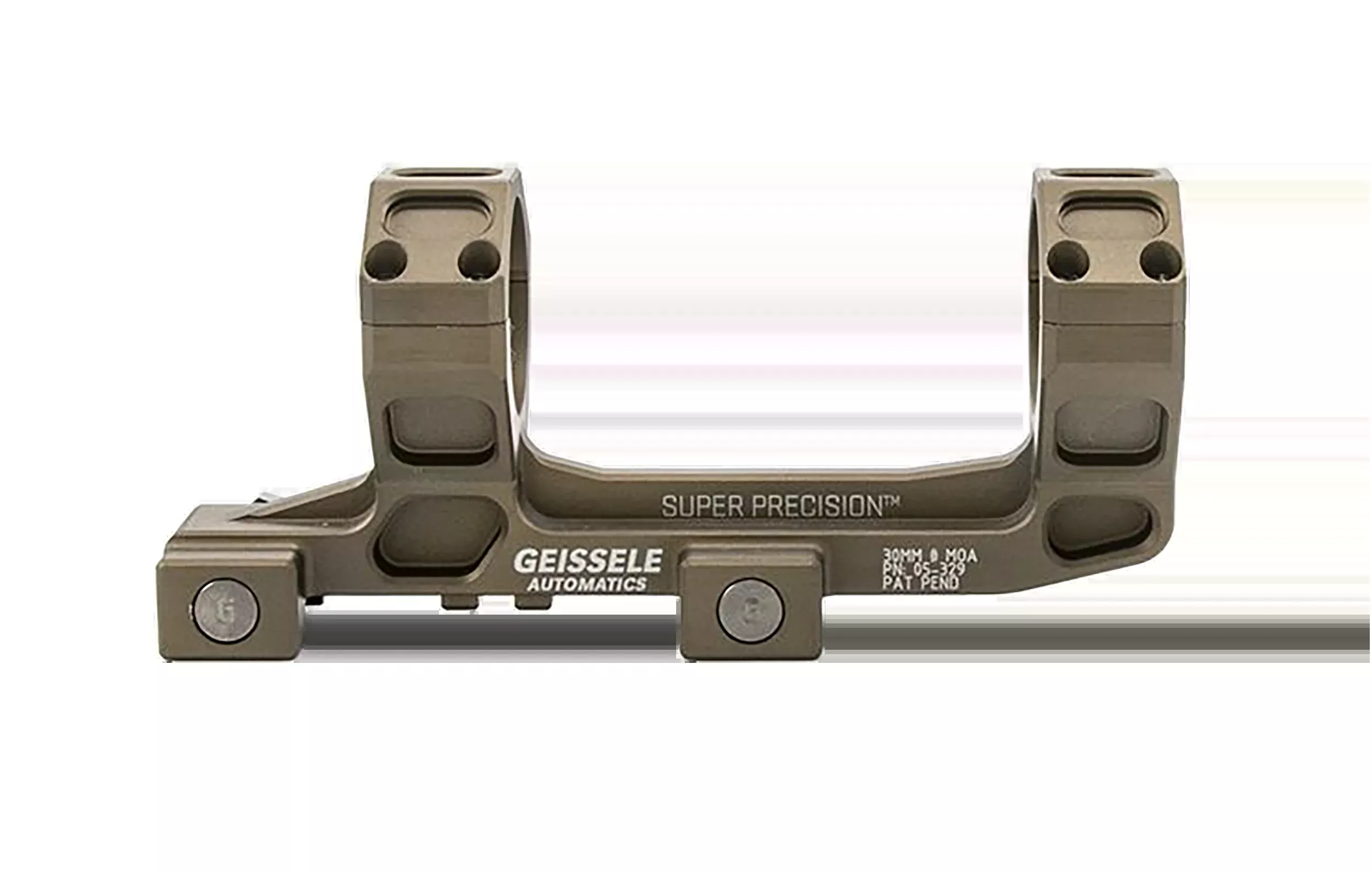 Geissele Automatics Super Precision 30mm Scope Mount for Vortex 1-6, Desert Dirt Color, 05329S