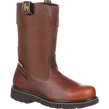 Georgia Boot Men’s Glennville Waterproof Wellington Work Boots