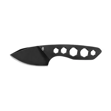 Gerber Dibs Fixed Knife 2.50" 440A Clip Point Plain Edge Blade, Skeletal Grip