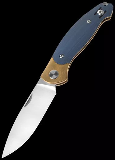 Giant Mouse Farley Bolster Dusty Blue Folding Knife