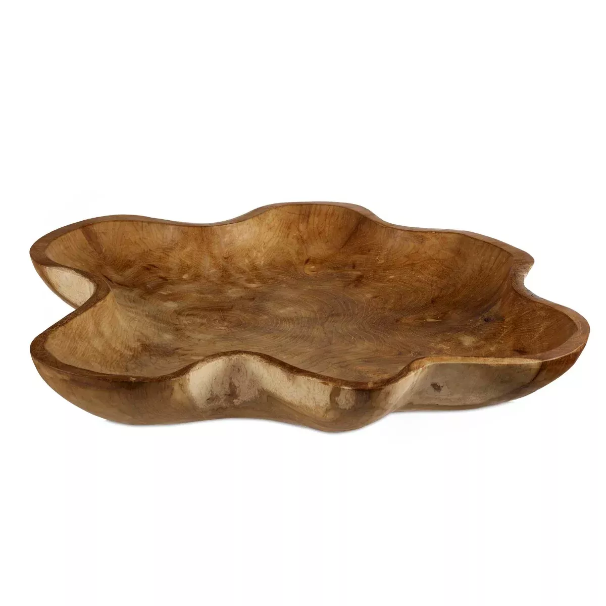 Giant Natural Teak Wood Bowl