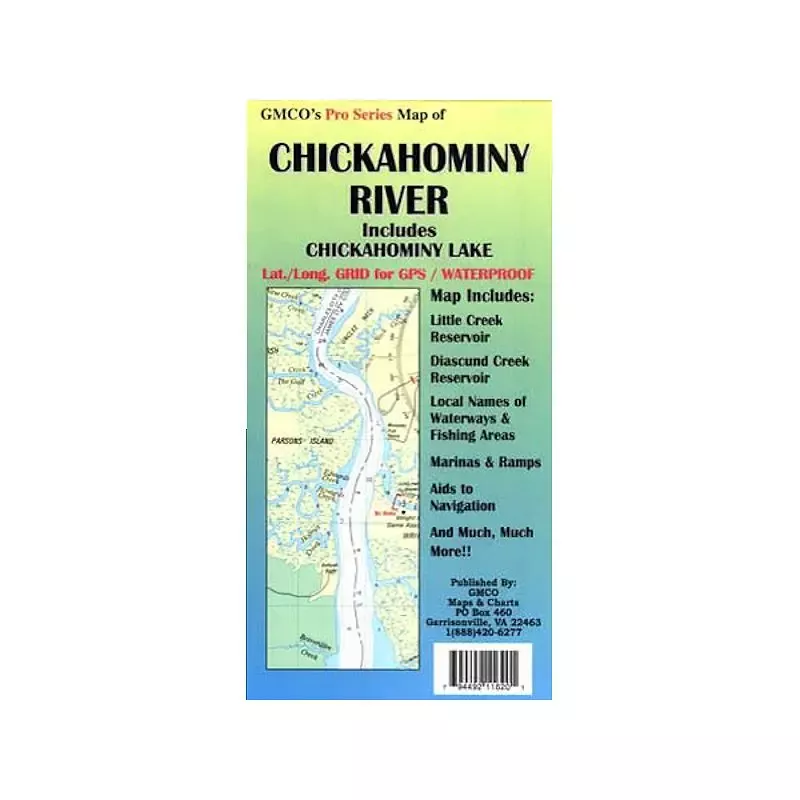GMCO Chickahominy River Pro Series Map
