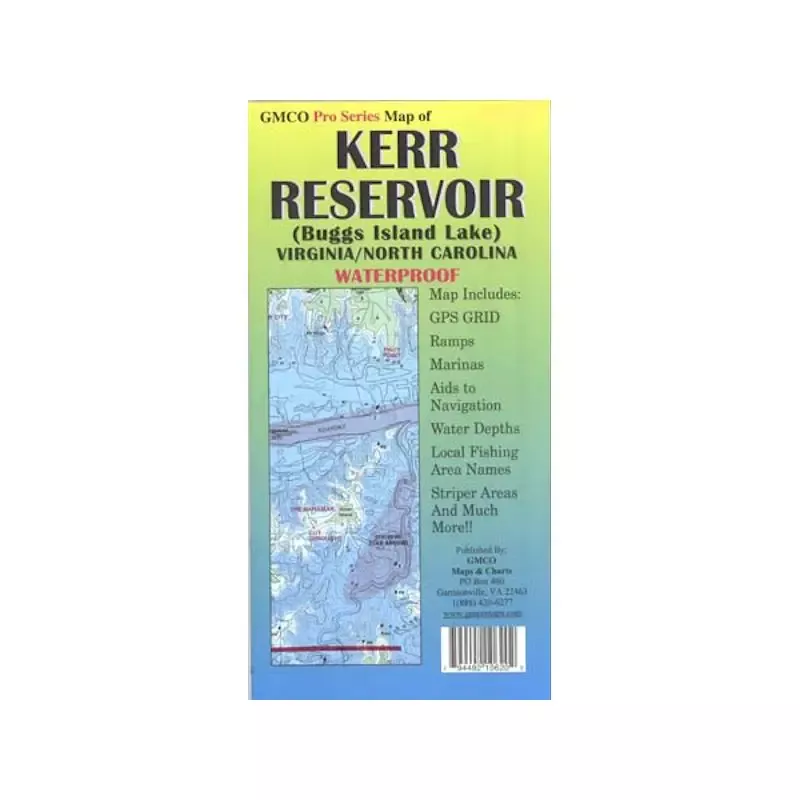 GMCO Kerr Reservoir/Buggs Island Pro Series Map