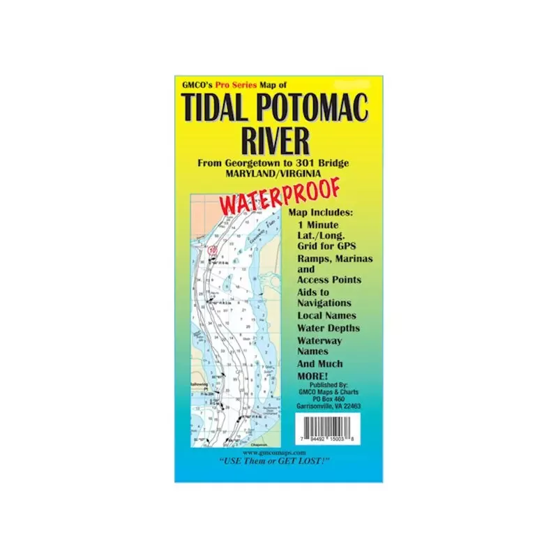 GMCO Tidal Potomac River Pro Series Map
