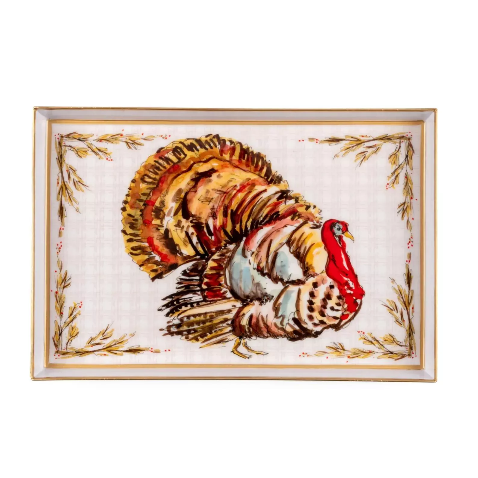 Gobbles Enameled Oliver Tray