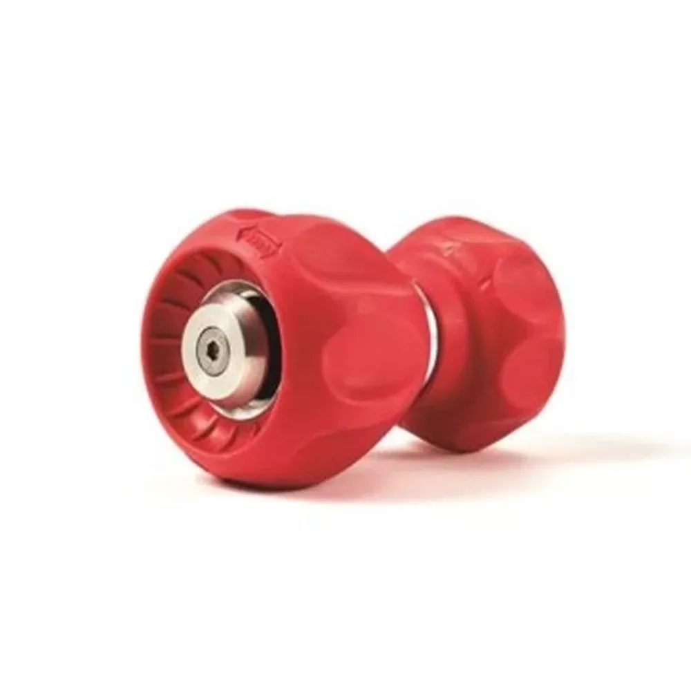 Golden Shine Fireman’s 5-Pattern Spray Hose Nozzle Red (CCC)