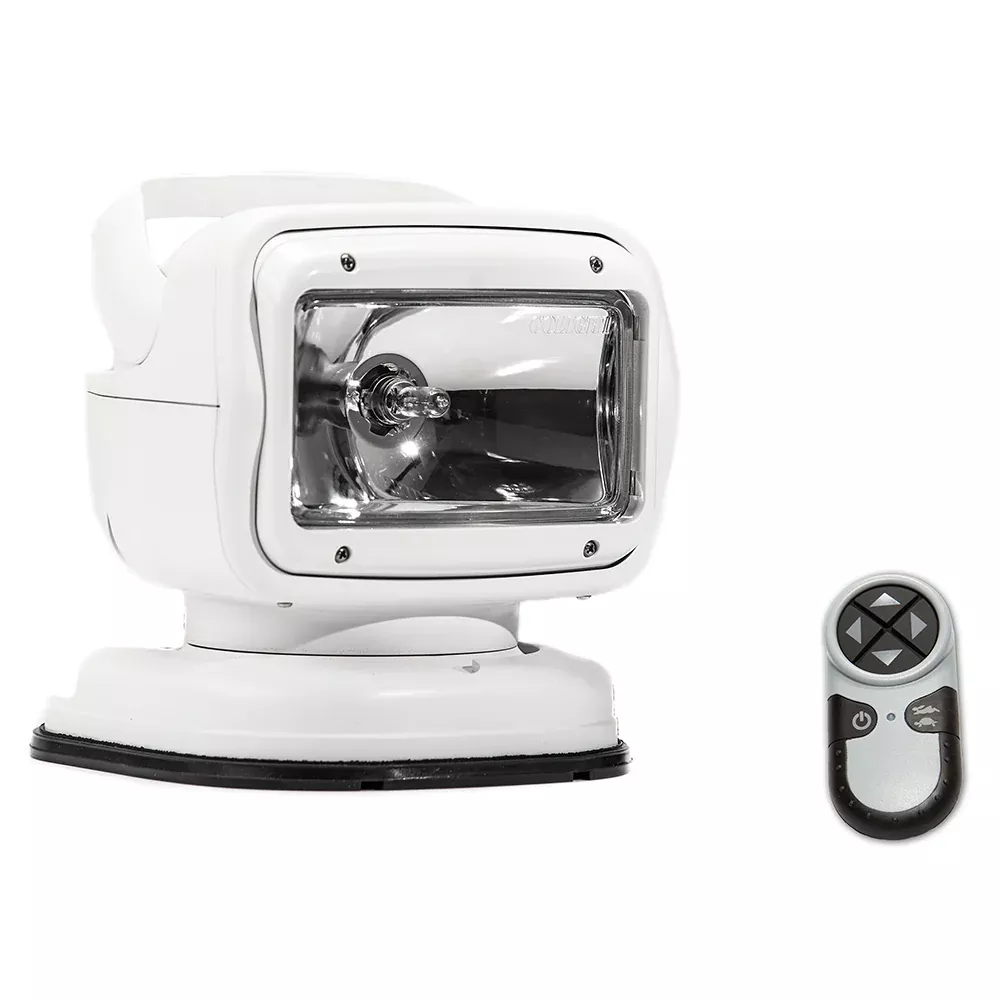 Golight Radioray GT Series Portable Mount – White Halogen – Wireless Handheld Remote Permanent Shoe Mount