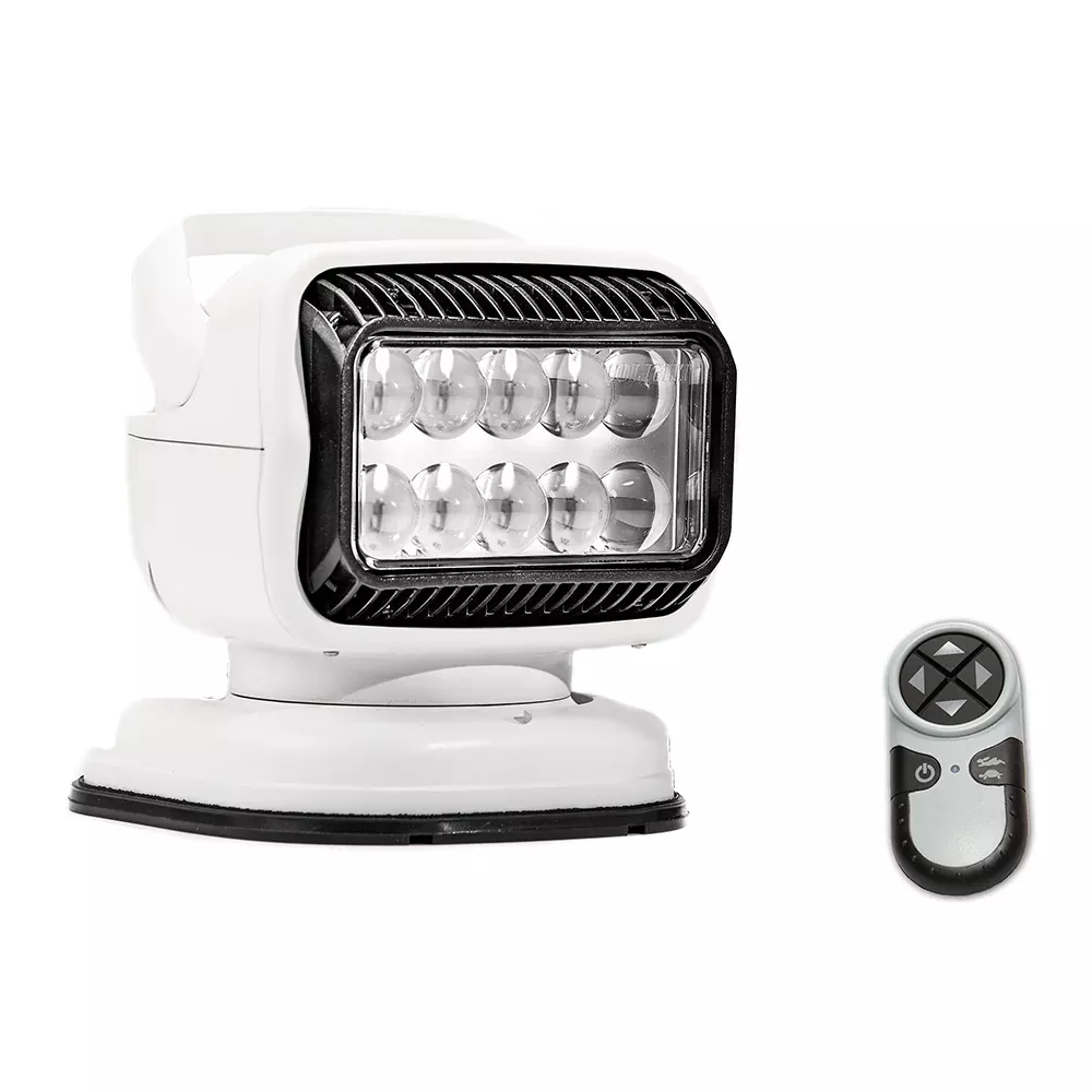 Golight Radioray GT Series Portable Mount – White LED – Handheld Remote Permanent Shoe Mount