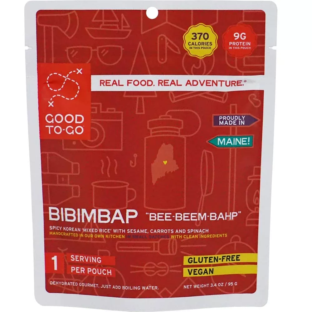 Good to-Go Dehydrated Bibimbap - Single Serving Pouch