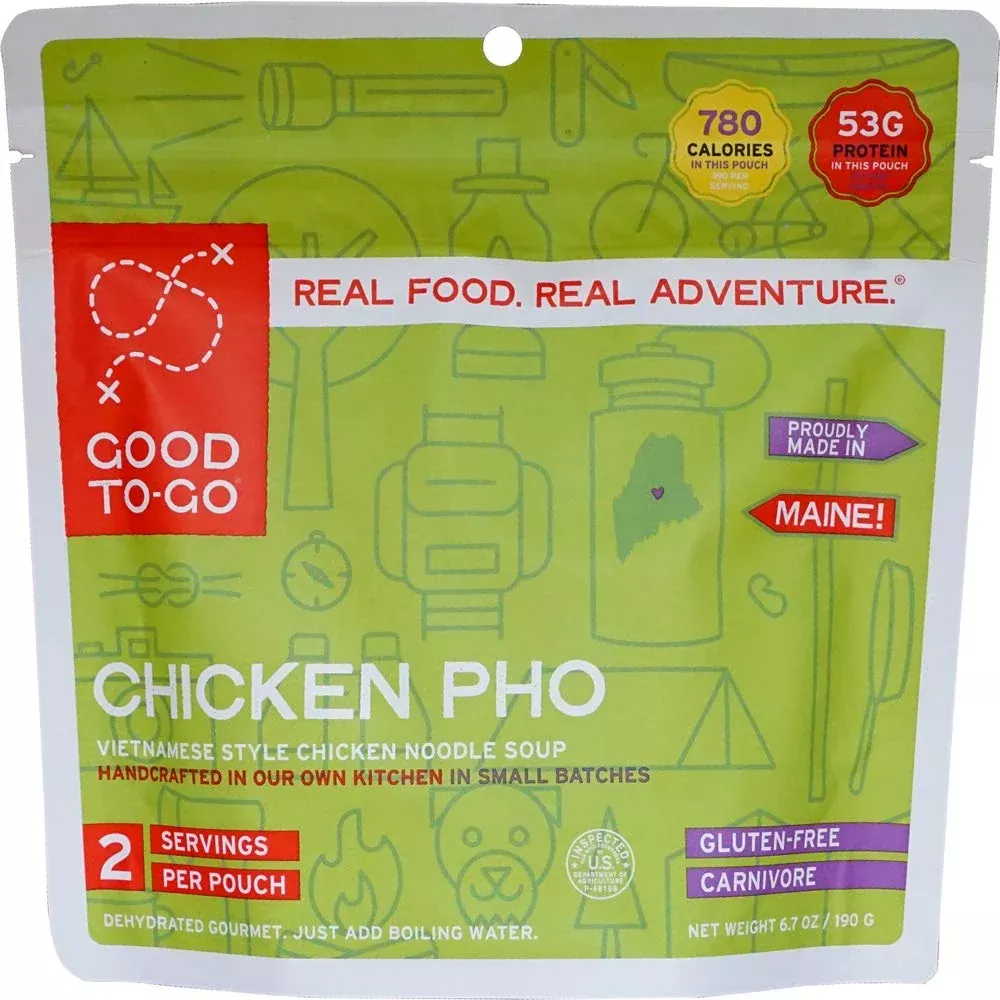 Good to-Go Dehydrated Chicken Pho - Double Serving Pouch