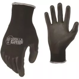 Gorilla Grip Never Slip Gloves - Black - XL