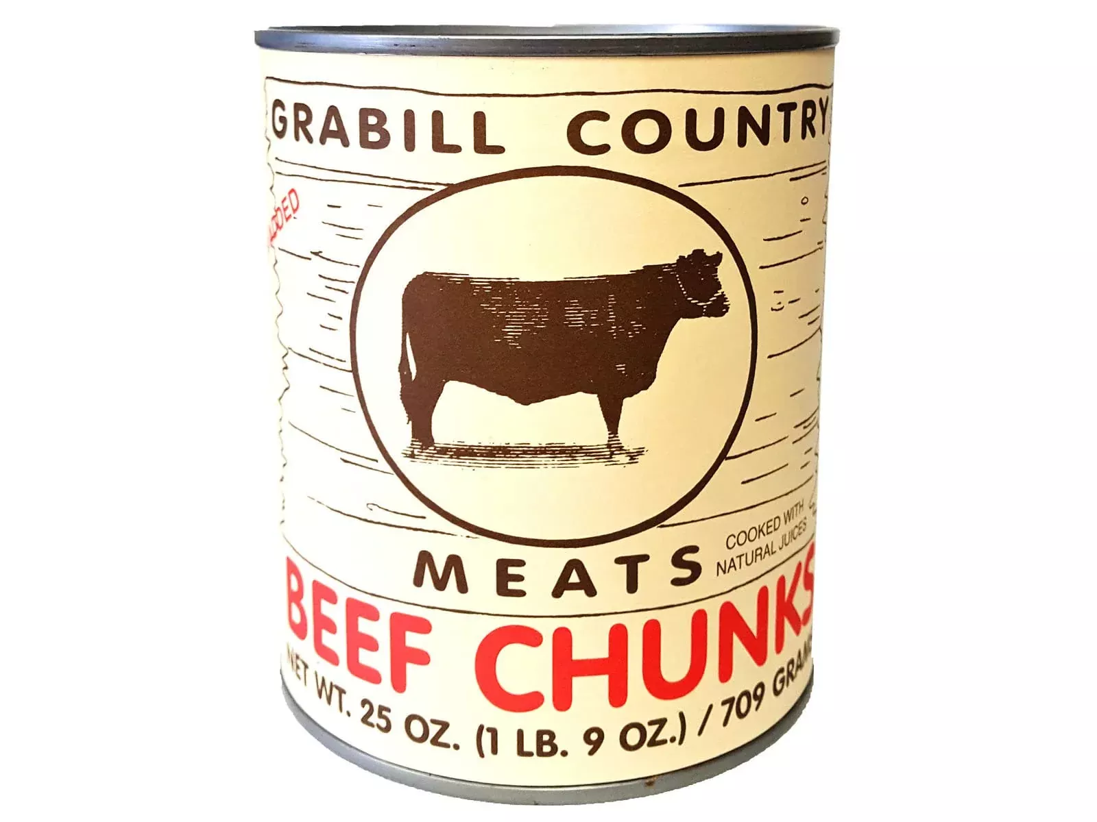 Grabill Country Meats - Canned Beef Chunks 25 oz - 3 Pack