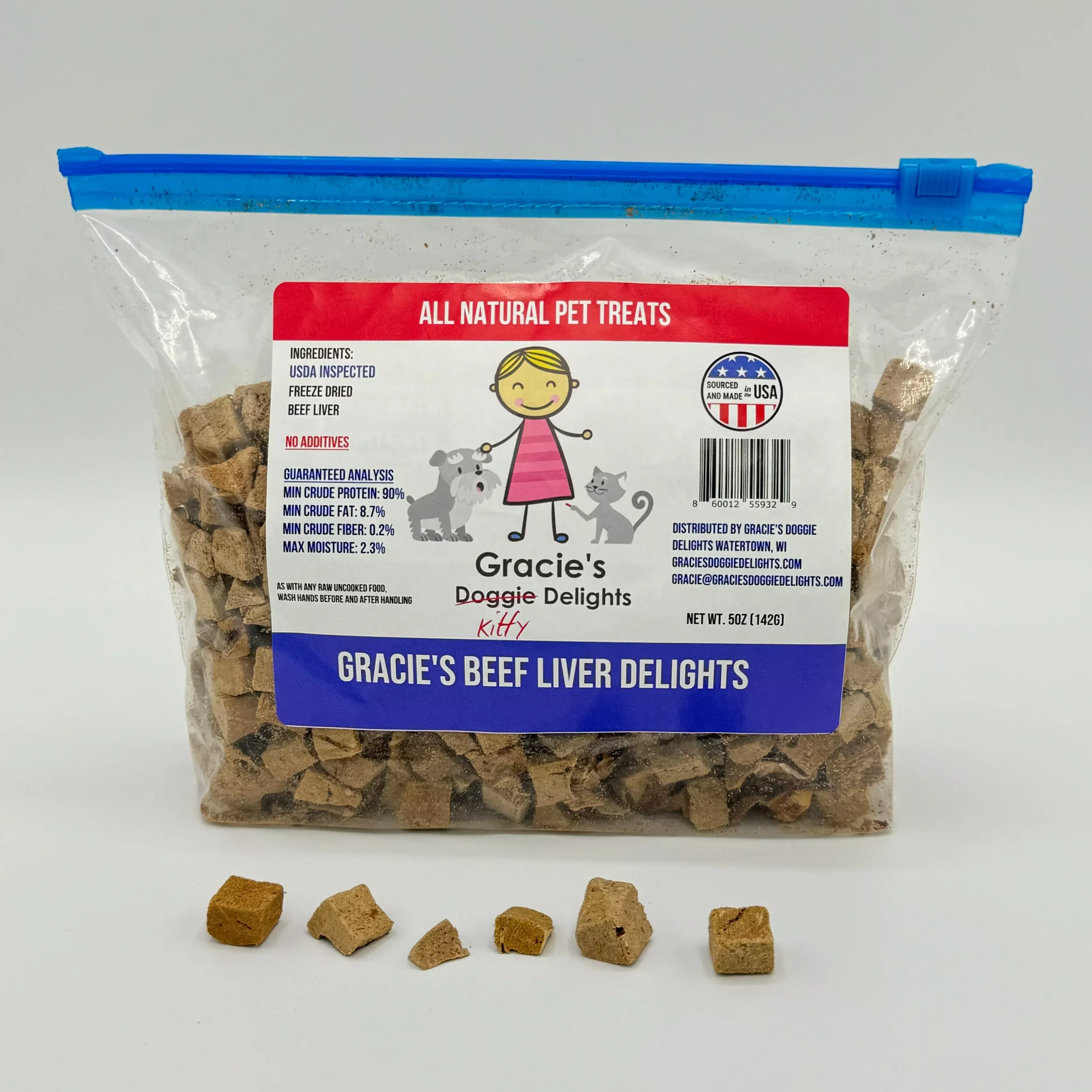 Gracie’s Kitty Delights – Beef Liver