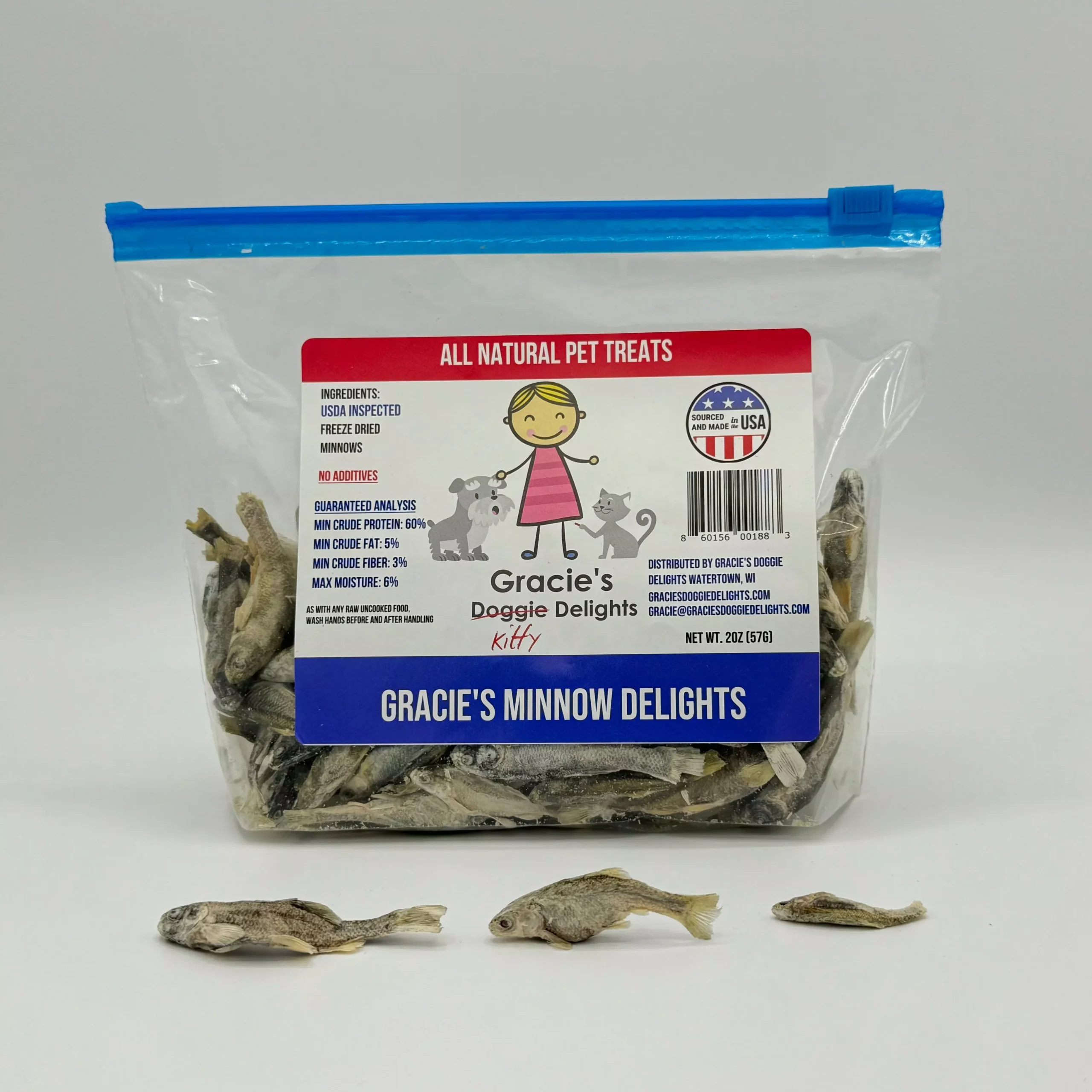 Gracie’s Kitty Delights – Minnows
