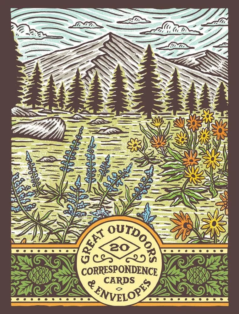 Great Outdoors Correspondence Cards – 20 pack